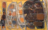 Untitled, 1961, Oil on Board, Bet Low