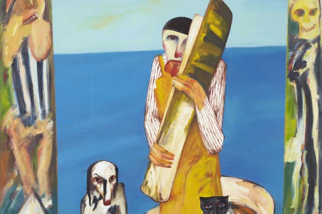 Detail from John Bellany, Self Portrait with a Razor Shell, 1976