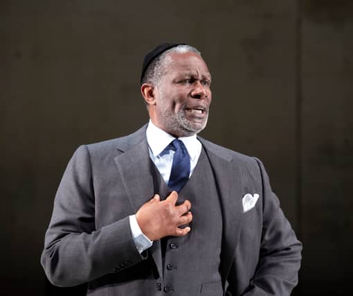 John Douglas Thompson as Shylock in The Merchant of Venice