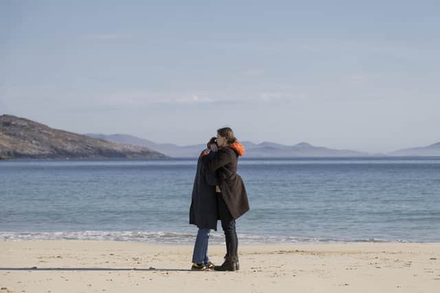 Meredith Brook and Sorcha Groundsell star in new BBC murder mystery series An t-Eilean, which was filmed on Lewis and Harris. Picture: Black Camel Pictures/BBCAlba/John Maher