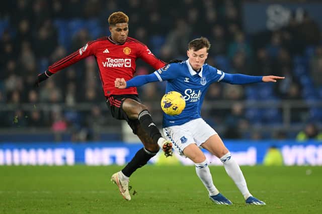 Nathan Patterson has played just three games for Everton this season. Cr: Getty Images.
