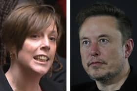 Jess Phillips and Elon Musk