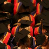 A general view of a university graduation ceremony