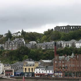 A general view of Oban in Scotland