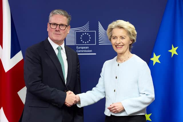 Keir Starmer has said he wants a reset of EU-UK relations (Picture: Benjamin Cremel/pool)