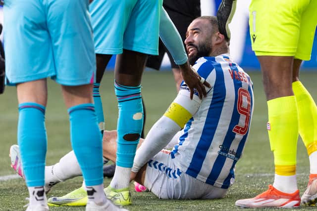 Kilmarnock have an injury worry over Kyle Vassell.