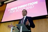 Scottish Labour leader Anas Sarwar delivers his first speech of the New Year at Glasgow University on Monday January 6, 2025.   Picture: Andrew Milligan/PA Wire