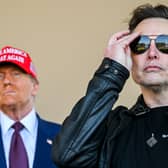 Elon Musk, seen with Donald Trump (Picture: Brandon Bell)