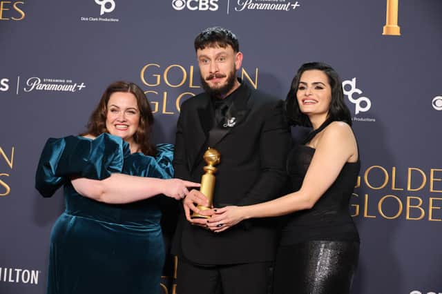 Richard Gadd's Baby Reindeer co-star Jessica Gunning also won an award - for TV Best supporting actress - but Gadd missed out to Colin Farrell in his acting category.