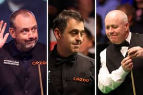 Three of the highest earning snooker players of the last 12 months.