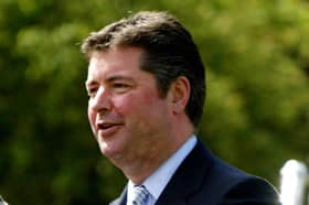 File photo from June 2004 of Michael Fawcett during a garden party at the Palace of Holyrood house in Edinburgh