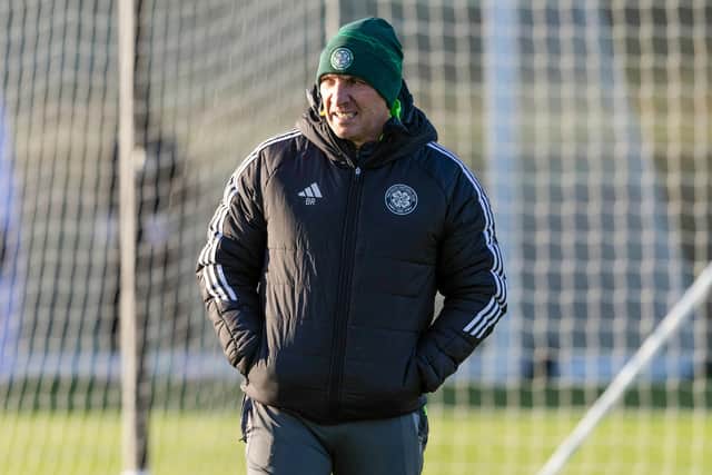 Celtic manager Brendan Rodgers has his team 13 points clear at the summit.