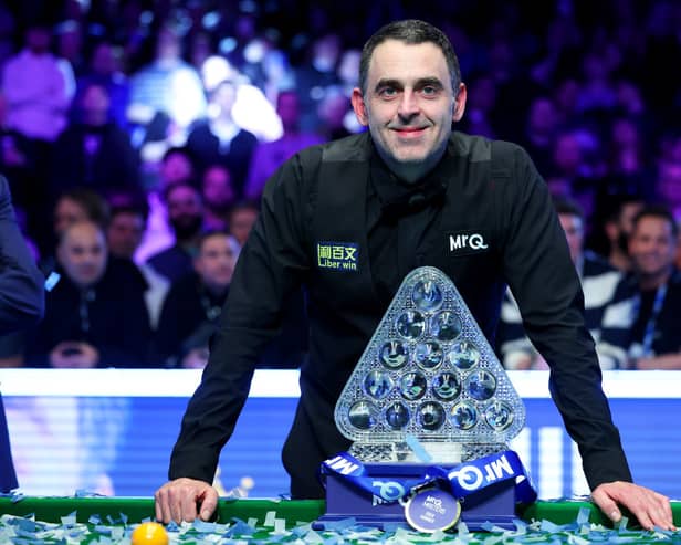 Ronnie O'Sullivan is the Masters defending champion.