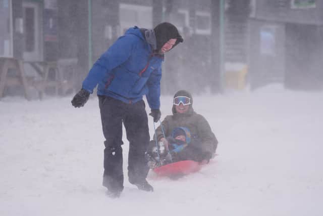 People at Glenshee Ski Centre