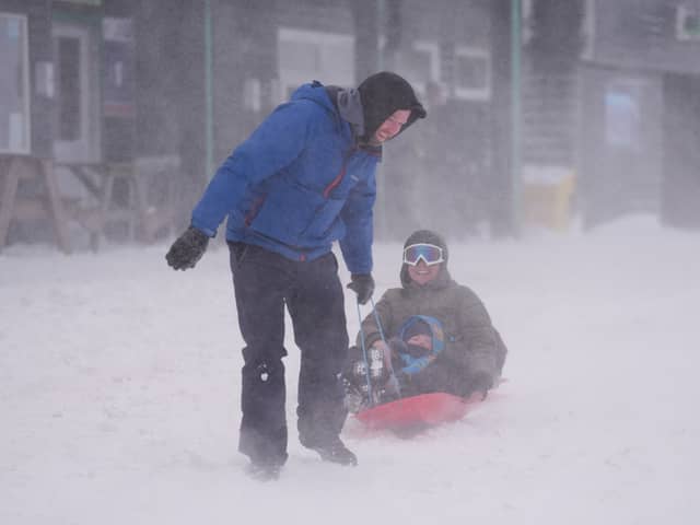 People at Glenshee Ski Centre