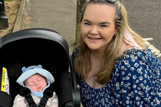 Bethany Wright with son Archie