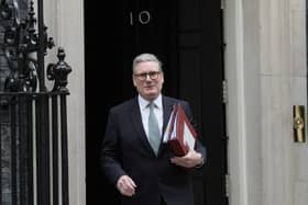 Prime Minister Sir Keir Starmer departs 10 Downing Street, London, to attend Prime Minister's Questions