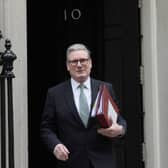 Prime Minister Sir Keir Starmer departs 10 Downing Street, London, to attend Prime Minister's Questions