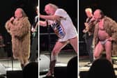 Jesus Lizard frontman David Yow's wardrobe choices for his band's Glasgow gig.