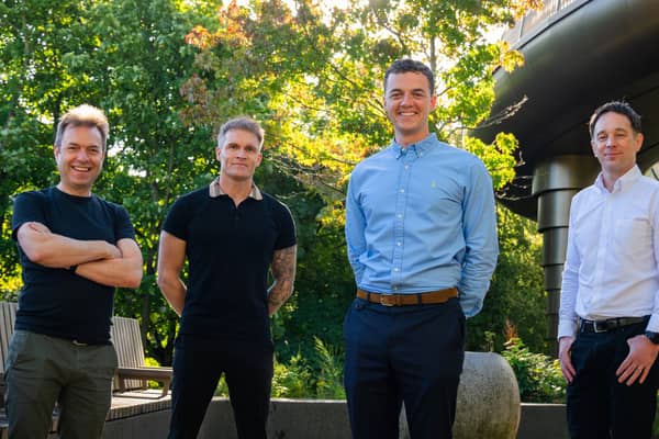 John Polson, Rovtech CEO (third from left) with Ventex team