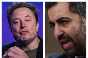 Elon Musk and Humza Yousaf