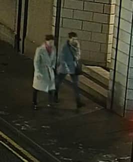 CCTV footage of the sisters