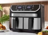 The Black & Decker 9L Dual Basket Air Fryer is on sale at just £59.99