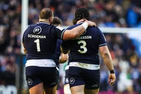 Scotland props Pierre Schoeman and Zander Fagerson.