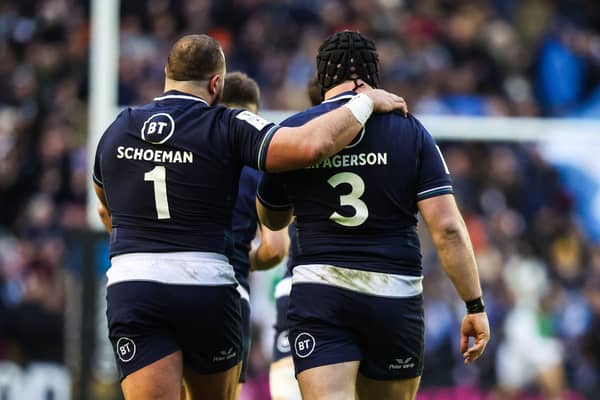 Scotland props Pierre Schoeman and Zander Fagerson.