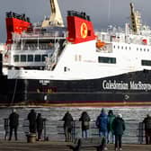 The MV Glen Sannox, recently built at Feguson Marine shipyard.
