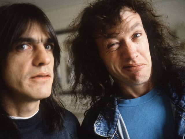 Malcolm and Angus Young of AC/DC grew up in the property, and were still living there as the band took off. Picture: Martyn Goodacre/Getty
