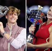 Jannik Sinner and Aryna Sabalenka are the defending singles champions at the Australian Open.