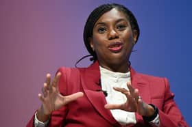 Conservative leader Kemi Badenoch should think again about jumping on Elon Musk's bandwagon (Picture: Justin Tallis)