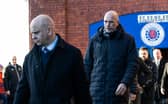 Rangers chief executive Patrick Stewart and manager Philippe Clement.