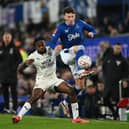 Scotland boss Steve Clarke has been boosted by the return of Nathan Patterson in Everton's win over Peterborough in the FA Cup last night. Cr: Getty Images.