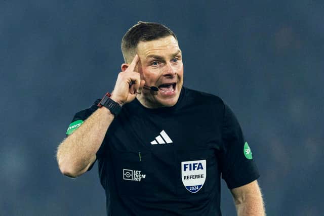 Referee John Beaton during the Premier Sports Cup Final between Celtic and Rangers at Hampden Park last month. (Photo by Craig Foy / SNS Group)