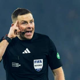 Referee John Beaton during the Premier Sports Cup Final between Celtic and Rangers at Hampden Park last month. (Photo by Craig Foy / SNS Group)