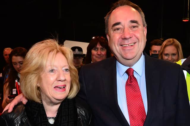 Moira and Alex Salmond in 2015