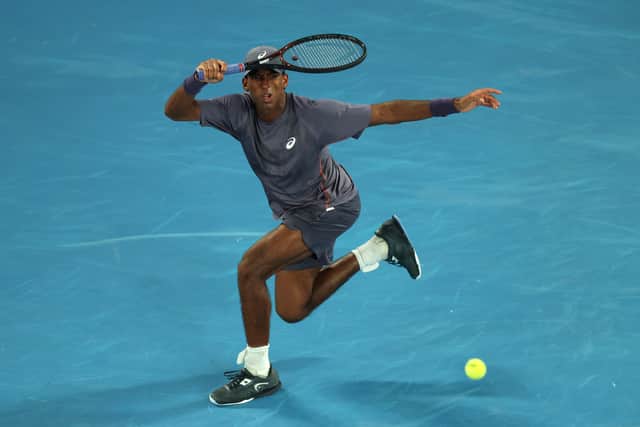 Nishesh Basavareddy was the better player for a set and a half.