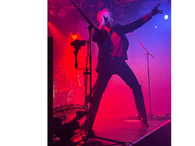 Alex Kapranos onstage at The Liquid Rooms.