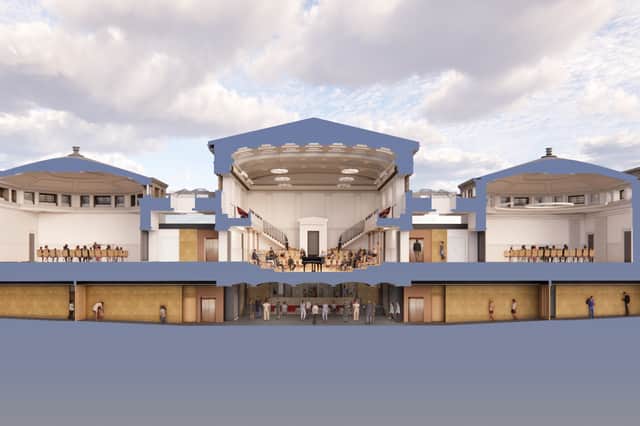 The former Royal High School on Calton Hill in Edinburgh is earmarked for a new National Centre for Music. 