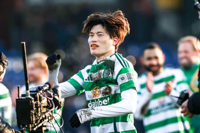 Celtic’s Kyogo Furuhashi is reportedly a transfer target for French club Rennes.