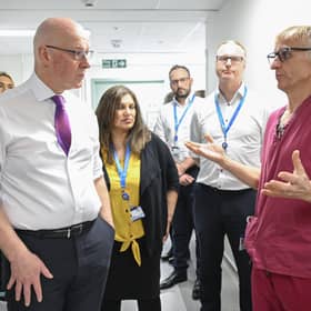 John Swinney will set out his plans to revive the NHS (Picture:  Lesley Martin)