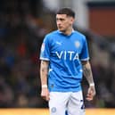 Celtic are reportedly interested in Aston Villa forward Louie Barry, pictured in action during his loan spell at Stockport County. (Photo by Ben Roberts Photo/Getty Images)