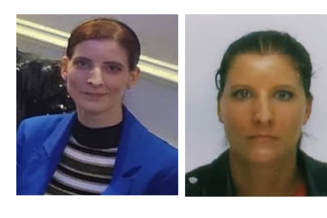 Police are searching for missing sisters, left to right, Eliza and Henrietta Huszti. The pair were last seen on CCTV on Aberdeen’s Market Street