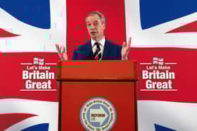 Nigel Farage's Reform UK party has been challenging Labour and the Conservatives for top spot in recent polls (Picture: Carl Court)