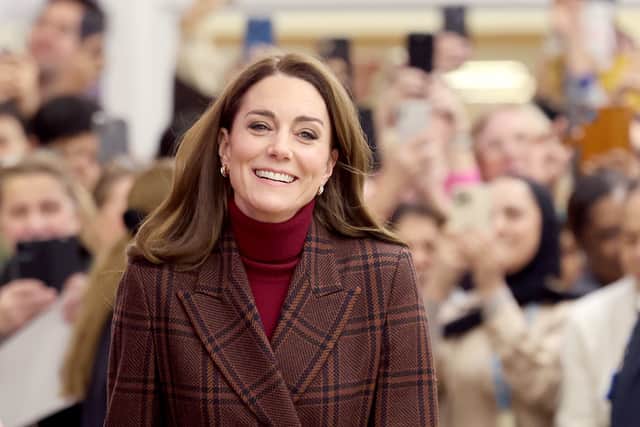 The Princess of Wales during a visit to the Royal Marsden Hospital, London, where she received her cancer treatment, to personally thank staff for her care. Picture: Chris Jackson/PA Wire