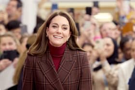 The Princess of Wales during a visit to the Royal Marsden Hospital, London, where she received her cancer treatment, to personally thank staff for her care. Picture: Chris Jackson/PA Wire