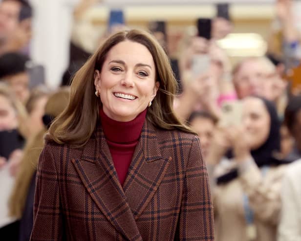 The Princess of Wales during a visit to the Royal Marsden Hospital, London, where she received her cancer treatment, to personally thank staff for her care. Picture: Chris Jackson/PA Wire