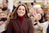 The Princess of Wales during a visit to the Royal Marsden Hospital, London, where she received her cancer treatment, to personally thank staff for her care. Picture: Chris Jackson/PA Wire